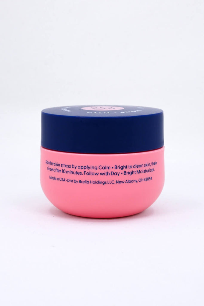 Calm+Bright Calming Facial Mask back
